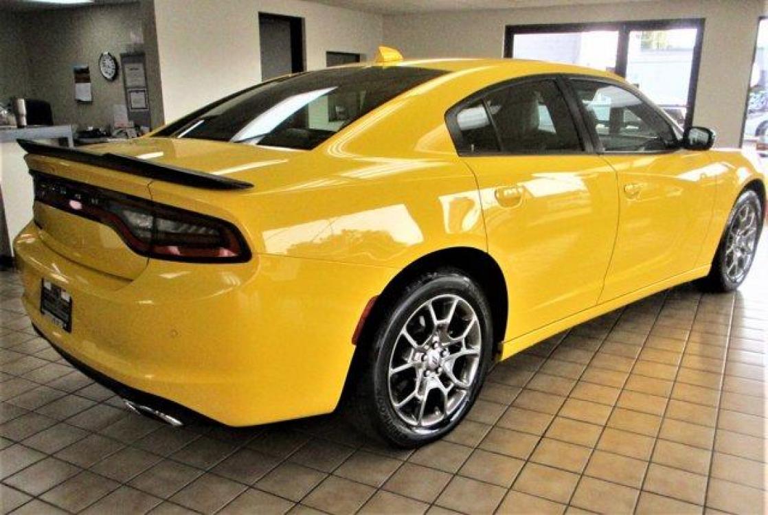 2017 Yellow Jacket Clearcoat /Black Dodge Charger (2C3CDXJG3HH) with an 6 3.6 L engine, Automatic transmission, located at 3240 Washington Blvd., Ogden, 84401, (801) 621-7177, 41.204967, -111.969994 - Photo #4