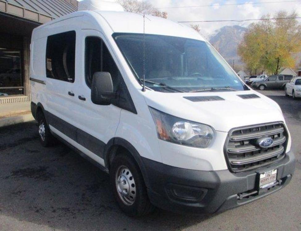 2020 Oxford White Ford Transit 250 Cargo Van (1FTBR2C83LK) with an 6 3.5 L engine, Automatic transmission, located at 3240 Washington Blvd., Ogden, 84401, (801) 621-7177, 41.204967, -111.969994 - Photo #4