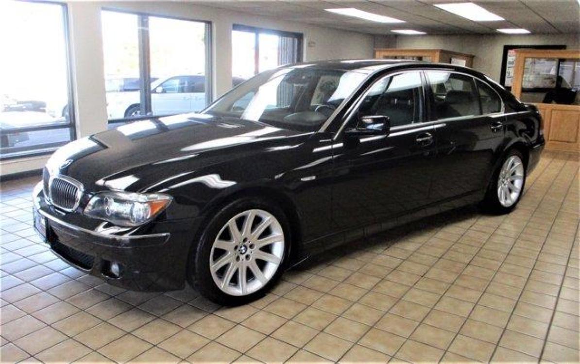 2006 Jet Black BMW 7 Series (WBAHN83576D) with an 8 4.8L engine, Automatic transmission, located at 3240 Washington Blvd., Ogden, 84401, (801) 621-7177, 41.204967, -111.969994 - 2006 BMW 7 Series 750LiSherm' Store Crew is Excited to Offer this Clean Title, No Accident, 7 Series BMW, to Our New and Repeat Customers!Features Include:Rear Wheel Drive, Factory Aluminum Alloy Wheels, Sun Roof, HID headlights, Headlights-Auto-Leveling, Fog Lamps, Heated Power Mirrors, Rain Sensin - Photo #0