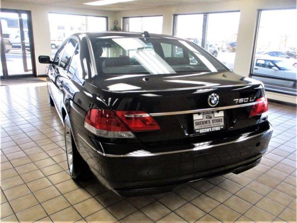 2006 Jet Black BMW 7 Series (WBAHN83576D) with an 8 4.8L engine, Automatic transmission, located at 3240 Washington Blvd., Ogden, 84401, (801) 621-7177, 41.204967, -111.969994 - 2006 BMW 7 Series 750LiSherm' Store Crew is Excited to Offer this Clean Title, No Accident, 7 Series BMW, to Our New and Repeat Customers!Features Include:Rear Wheel Drive, Factory Aluminum Alloy Wheels, Sun Roof, HID headlights, Headlights-Auto-Leveling, Fog Lamps, Heated Power Mirrors, Rain Sensin - Photo #4